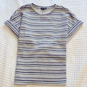 Express short sleeve top with tie-back NWOT